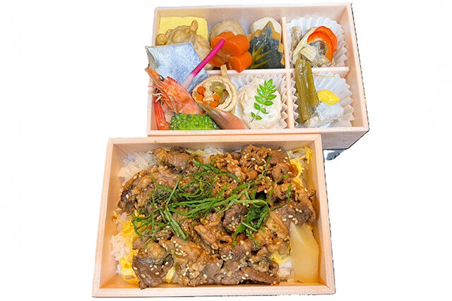 旬菜旬魚 孝し-和牛めし二段重