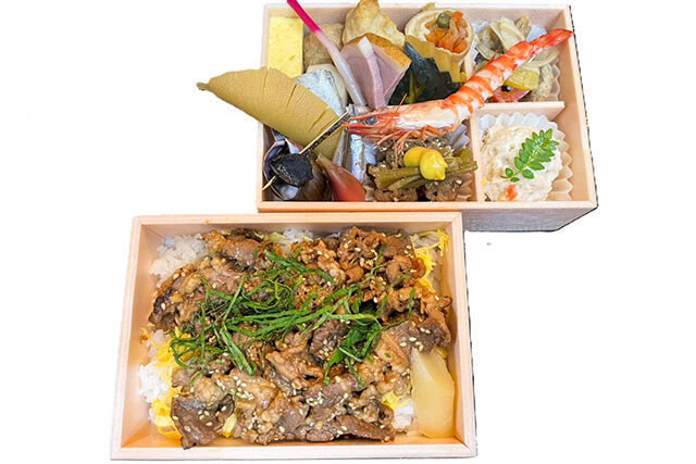 旬菜旬魚 孝し-特選和牛めし二段重