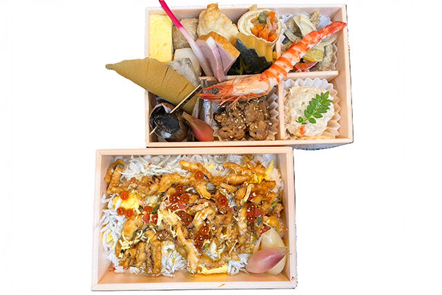 旬菜旬魚 孝し-特選海鮮あなごちらし二段重