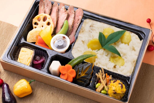 【秋限定】厳選オーガニックビーフステーキと旬の栗ご飯御膳