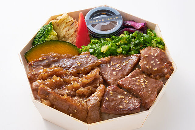 京風焼肉重 上ロース&カルビ