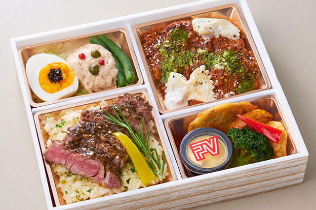 ステーキのリゾピラフ&ハンバーグ ボロネーゼ煮込み