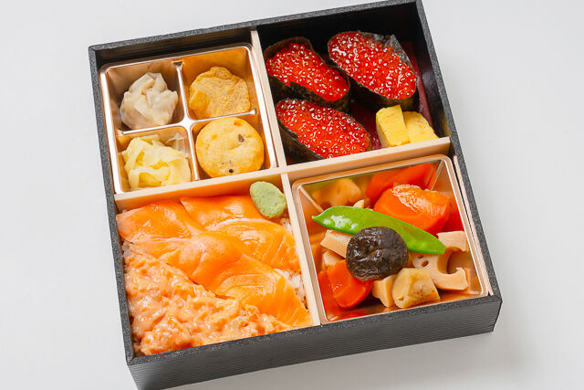 伝統江戸前赤酢寿司 築地魚蔵(埼玉店)-【熨斗対応可】サーモンづくし