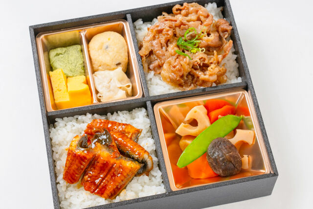 スタミナ満点問屋 うな蔵(埼玉店)-鰻と和牛すき重と豚しゃぶ弁当