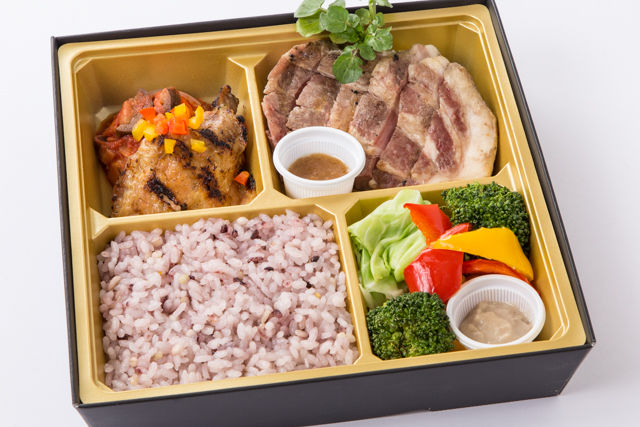 ポークとキノコと根菜のラタトゥイユ弁当