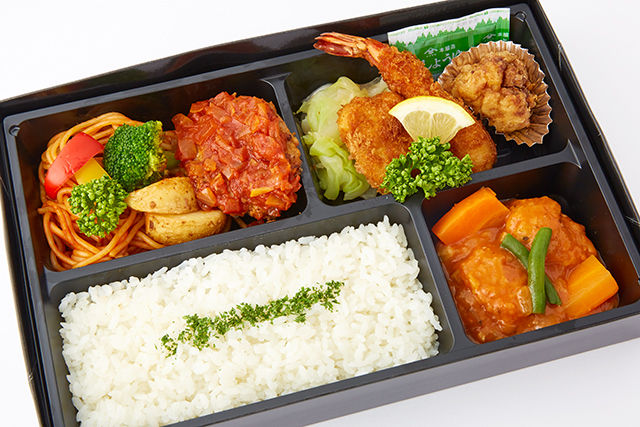 覚瑛洋食弁当~若鶏のトマトソース煮込み添え~