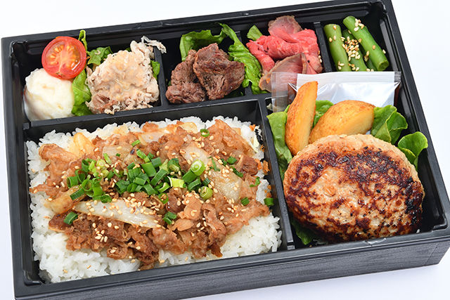 特製ハンバーグステーキの肉づくし【カルビ重】