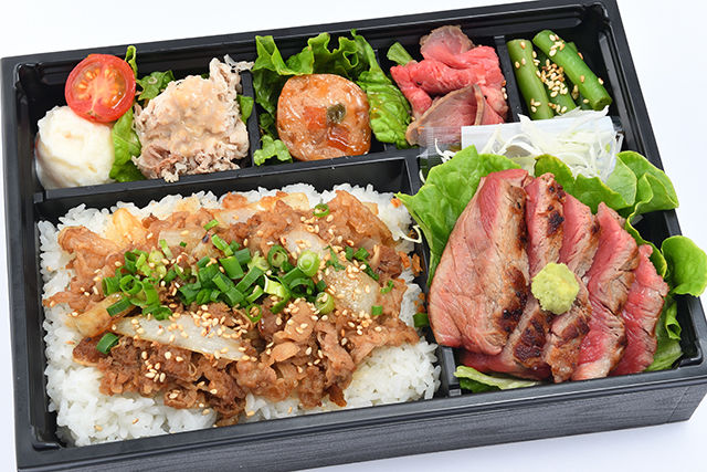 特選サーロインステーキの肉づくし【カルビ重】