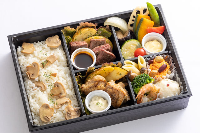 【秋冬限定】牛ステーキとグリルチキンの彩り洋食御膳