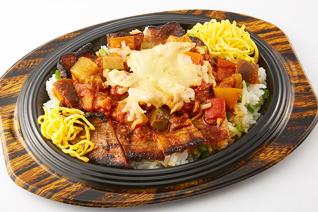 ラタトゥイユ豚丼プレート