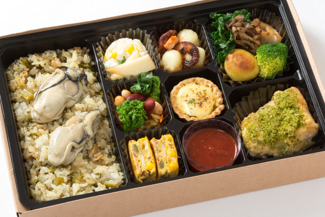 【春・冬限定】シェ・ヤマライのフレンチBENTO~若鶏のディアブル風(牡蠣ご飯)~
