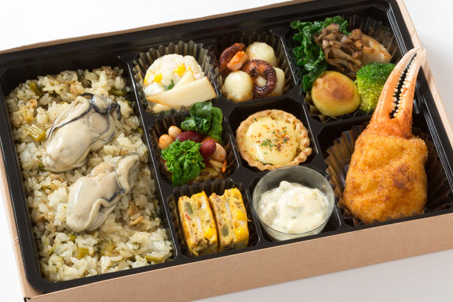 【春・冬限定】シェ・ヤマライのフレンチBENTO~ズワイ蟹の贅沢コロッケ(牡蠣ご飯)~