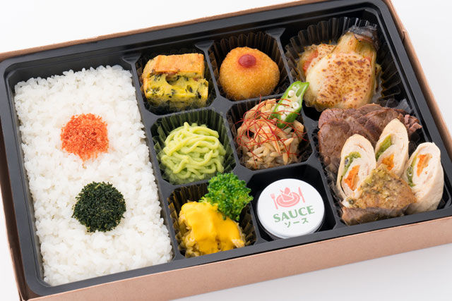 シェ・ヤマライのフレンチBENTO〜特選三種の肉料理コンボ(白米)〜