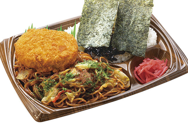 焼きそばのり弁当