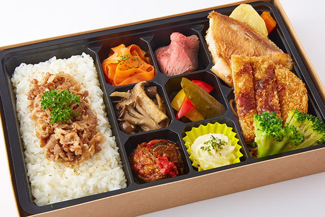 洋風幕の内弁当 ロースカツ