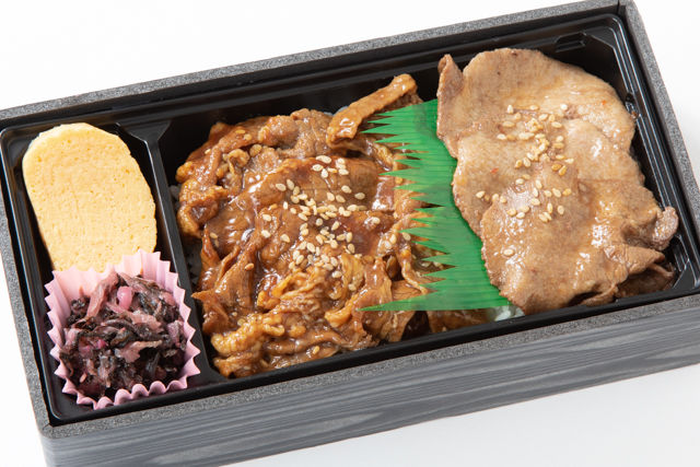 牛たんと牛カルビ焼肉弁当