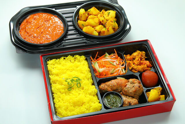 <ハラール対応>チキンカレー&ジャガイモのスパイス炒め弁当