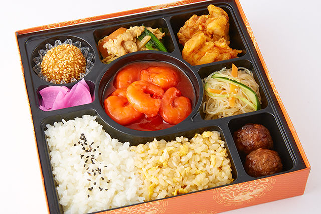 【花あかり特製】海老のチリソース幕の内弁当