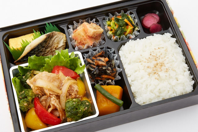 彩り野菜の焼肉弁当