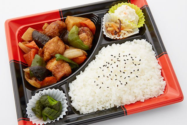 マイルドな酸味の酢豚弁当