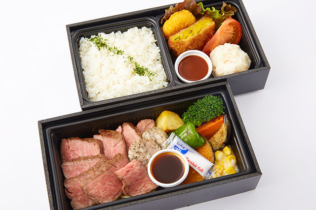 道産牛フィレ肉のステーキ弁当