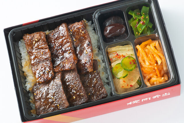 上ミックス弁当(上カルビ&上赤身)(和風・にんにく味抜き)