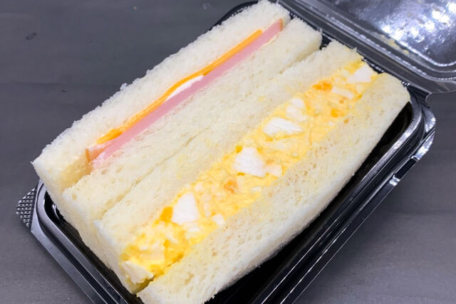 ハムチーズ&たまごサンド