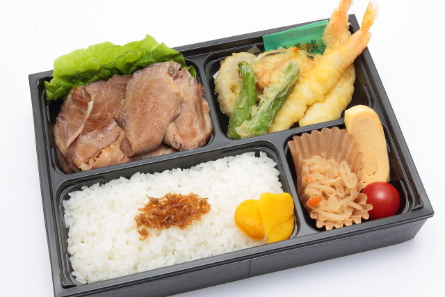 国産豚の彩り天ぷら御膳