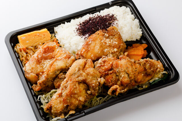 から揚げ弁当タオ