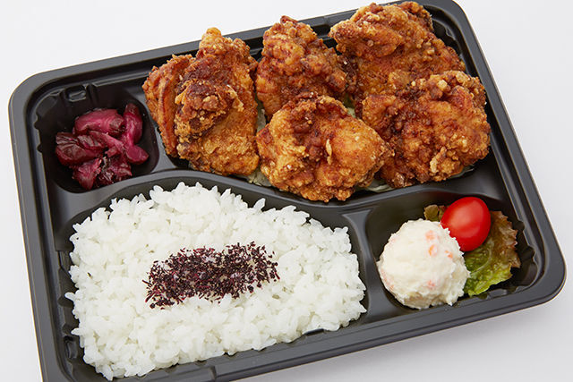 カレー唐揚げ弁当