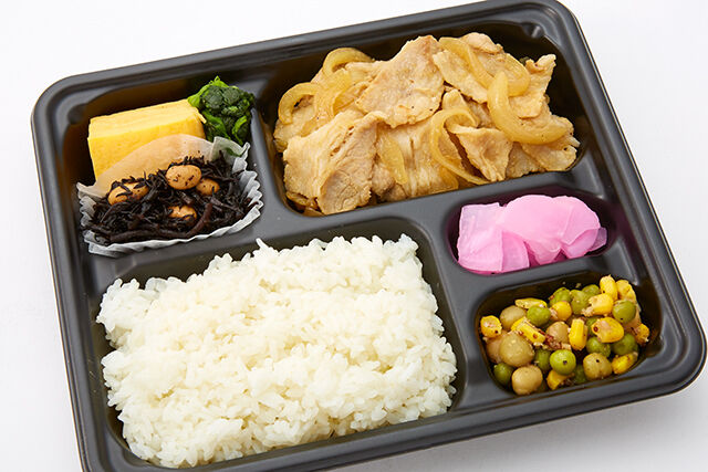 豚肉の生姜焼き・上
