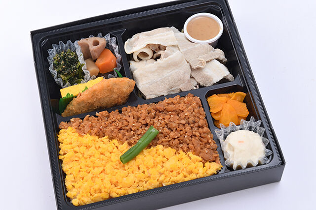 豚しゃぶと鶏そぼろ弁当