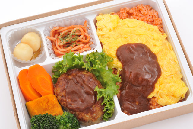 ハンバーグオムライスbox