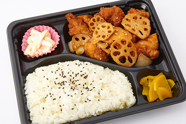鶏とれんこん炒め弁当