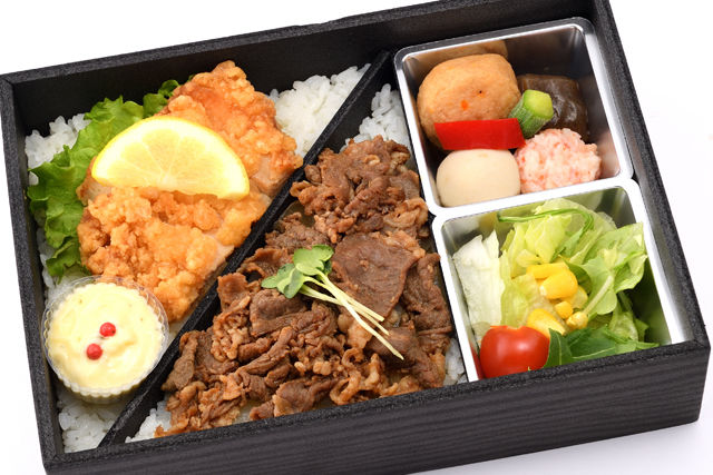牛しぐれ&チキン南蛮御膳