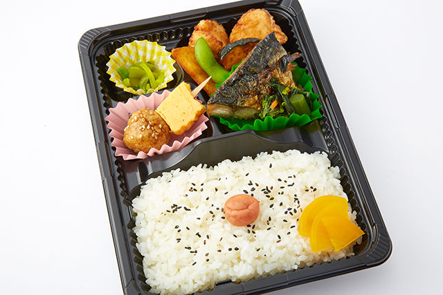 大山鶏唐揚げと銚子サバ焼弁当