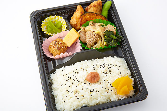大山鶏唐揚げと牛焼しゃぶポン弁当