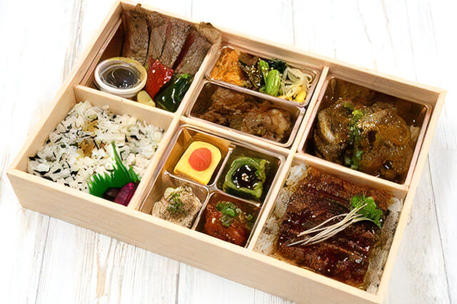 【鰻重6升】サーロインステーキ&中落ちカルビ焼肉御膳