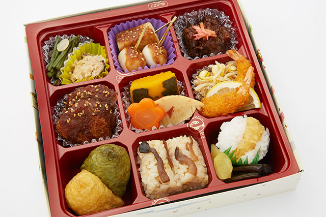 9種の彩り幕の内弁当