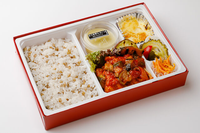 【選べる冷製スープ】鶏のトマト煮