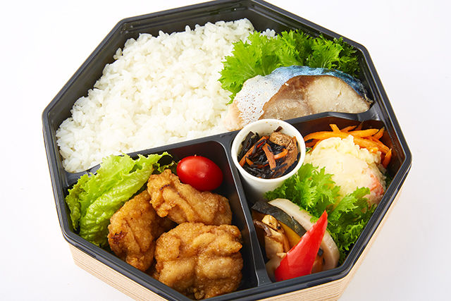 季節の魚のコンフィーと唐揚げBOX