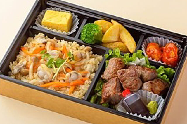 ステーキあさり飯御膳