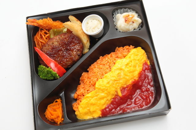 ハンバーグとオムライスBOX ~ケチャップソース~