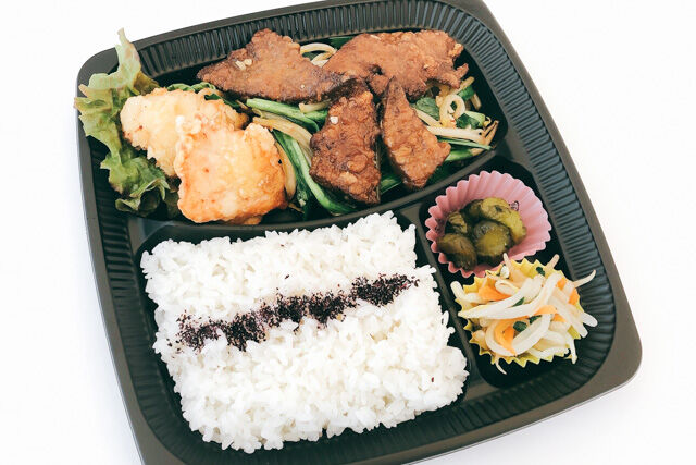 レバニラ弁当