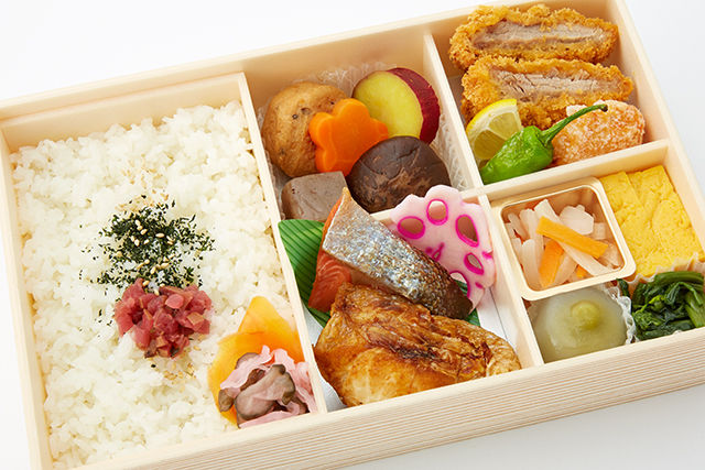 ノドグロと鮭の塩麹焼き弁当