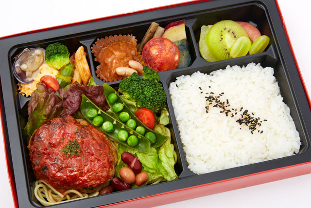 手ごね自家製ハンバーグ弁当