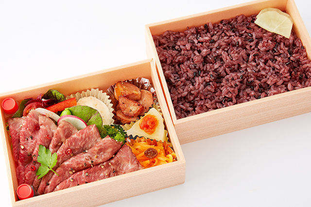 ローストビーフ二段弁当
