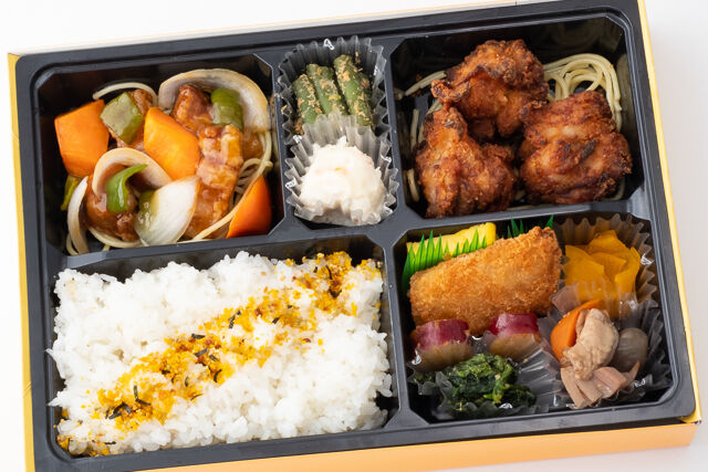 酢豚&塩糀唐揚げ弁当