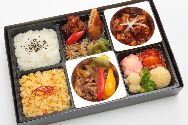 【喜なり特製】牛肉のXO醤炒めと麻婆豆腐の中華御膳