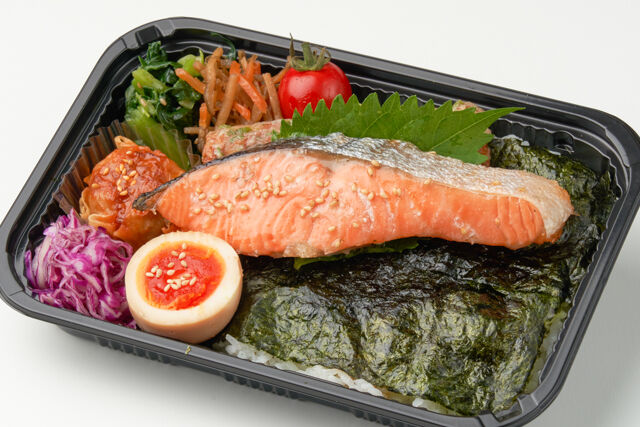 ボリューム満点!サーカス海苔弁 サケ